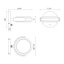 Blanco 1 - Light LED Bath Sconce-77452350