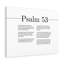 Man's Sinfulness Psalm 53 1 Piece Wrapped Canvas Wall Art-203984604