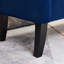 Banc de rangement avec finition en velours bleu marine et couloir 51,5 po-1249991733