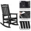 Ensemble de 2 chaises berçantes d'extérieur Hdpe-571739427