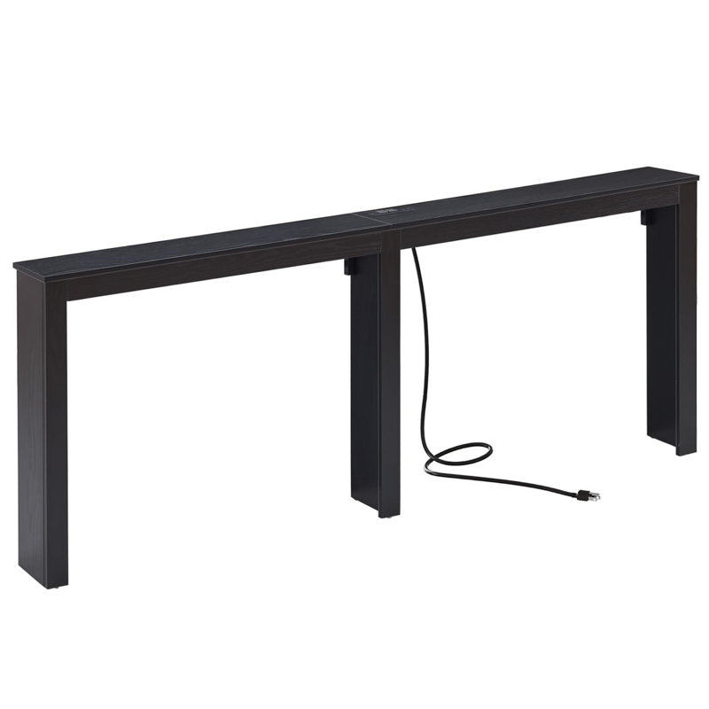 78.8" Long Console Table with Power Outlets
