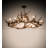 12 - Light Dimmable Wagon Wheel Chandelier