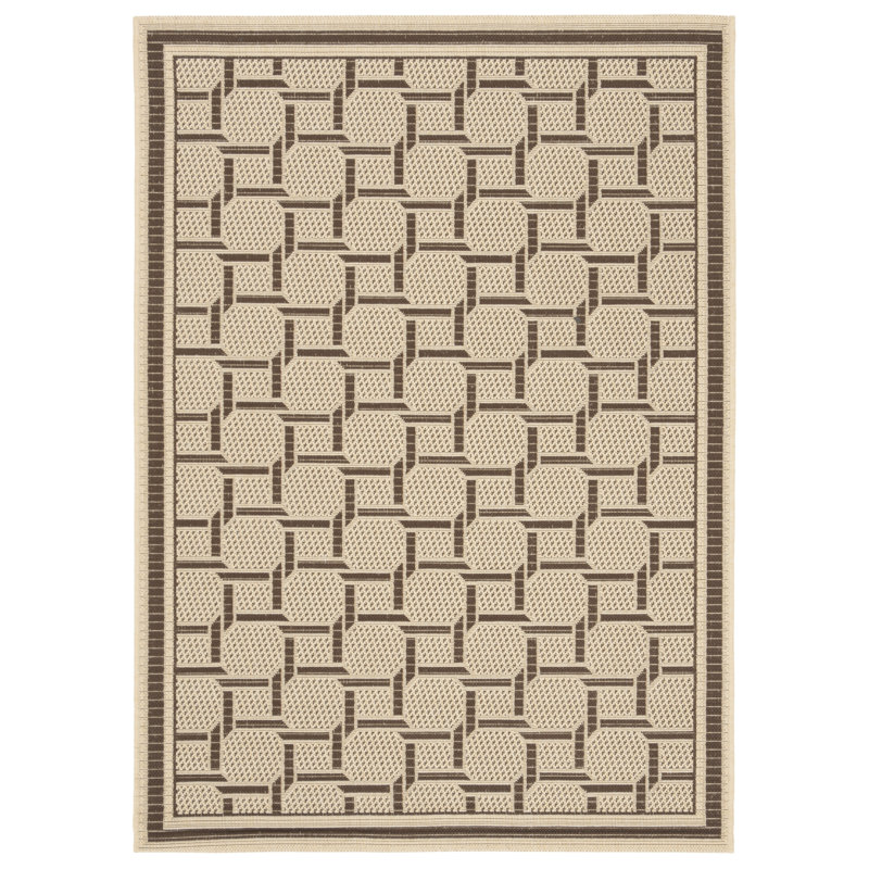 Resort Martha Stewart Performance Geometric Rug, Rectangle 4' x 5'7"