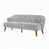 Tissu gris pâle sélectionné