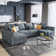 U Shaped Modular Sectional Sofa with Chaise Reversible Upholstered Sectional Couch