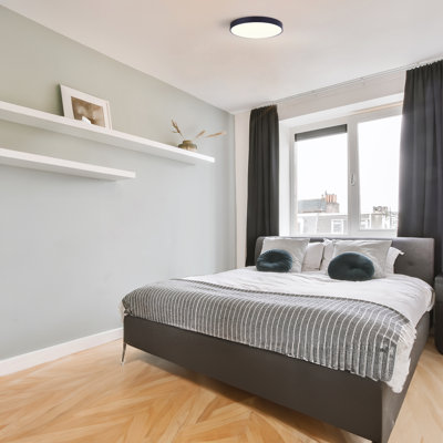 Black LED Edgeless Flush Mount