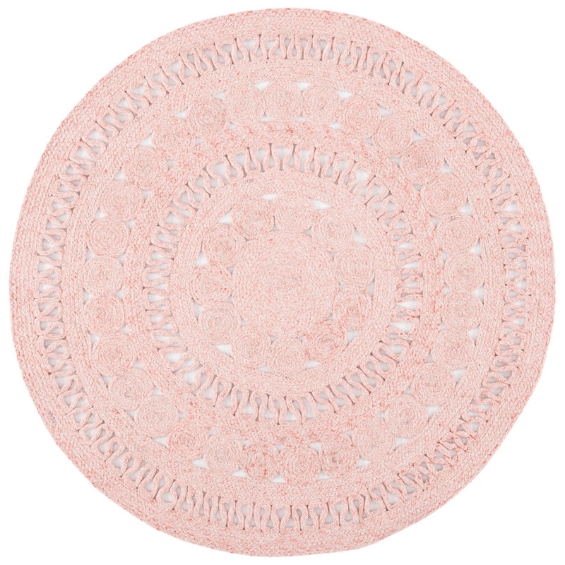 Cape Cod Hand Woven Performance Solid Color Rug, Round 7'