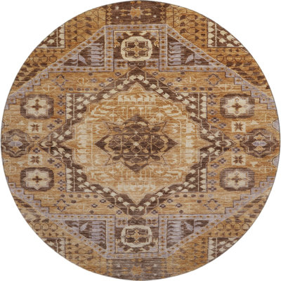 Premium Machine Washable Mayfield AMF1924 Diamond Rug