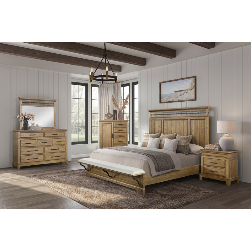 Commode 9 tiroirs - Finition caramel