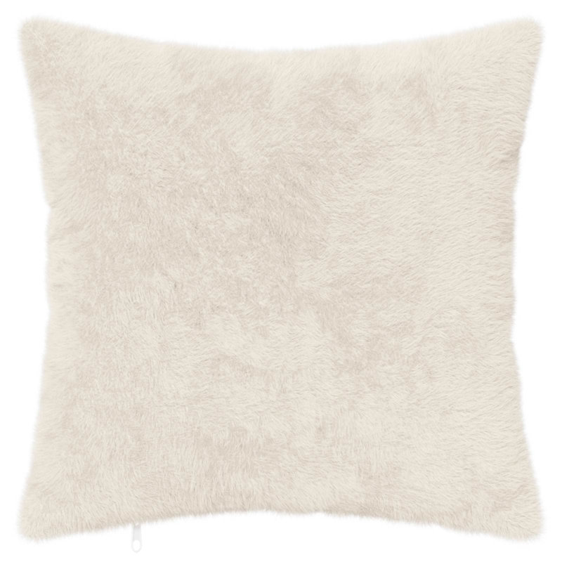 White Cushion Cover, White, Square 45cm