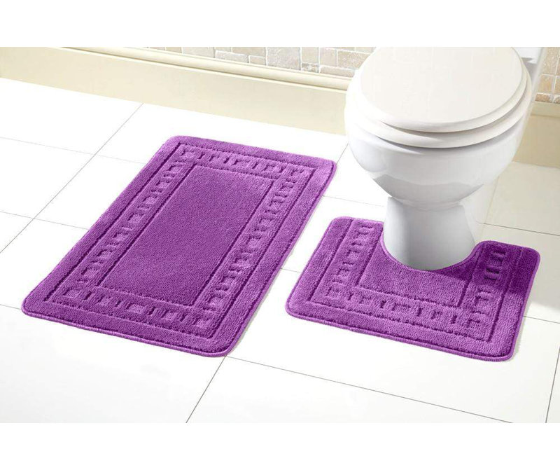 Non-Slip Bath Mat, Purple