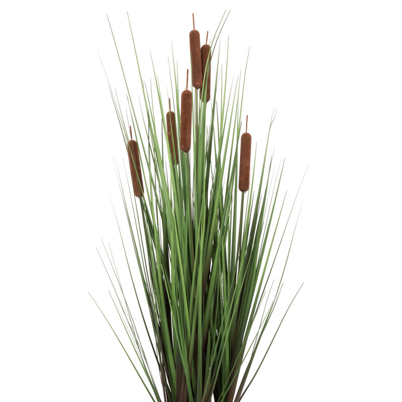 36" Green Plastic Potted Boxwood Topiary