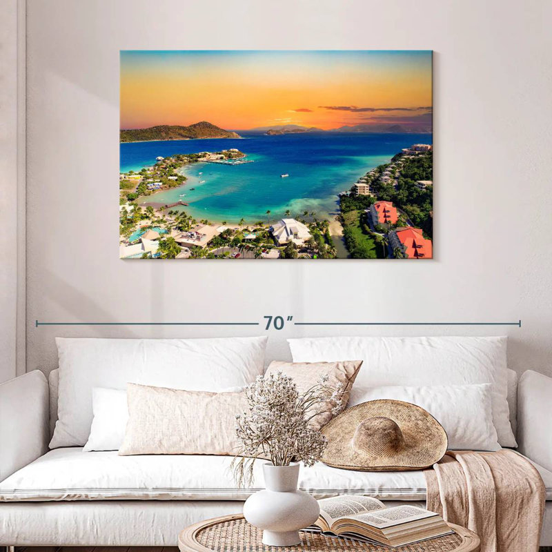 Ravi St. Thomas US Virgin Islands, 30" H x 45" W