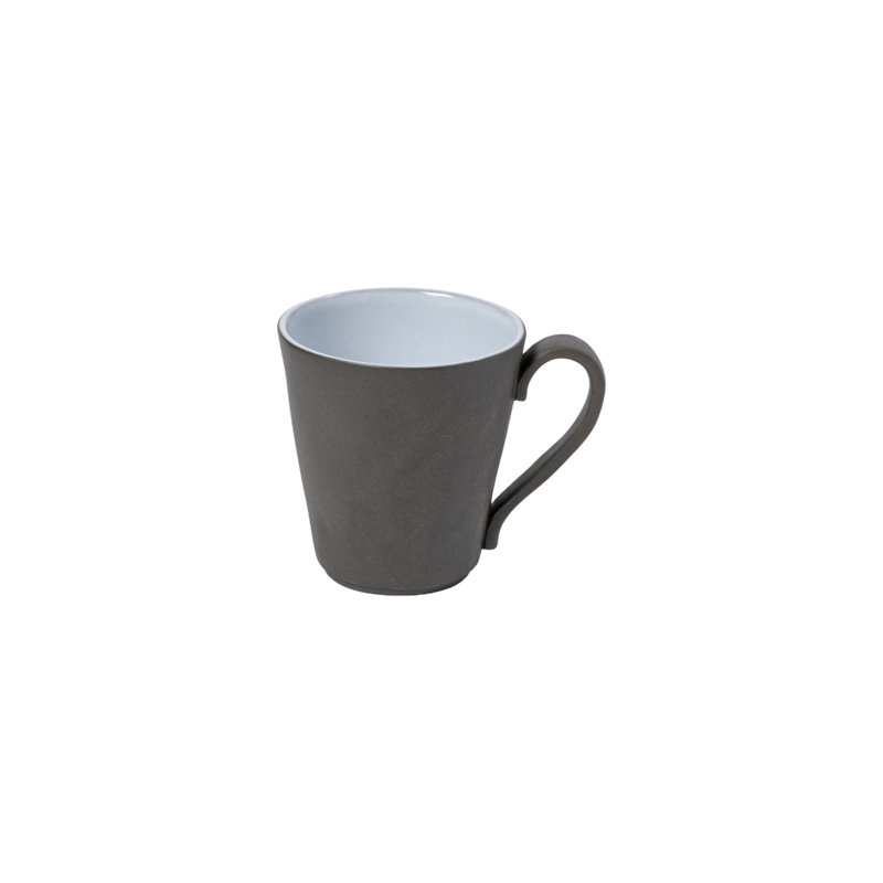 Lagoa Handmade Stoneware Coffee Mug, White