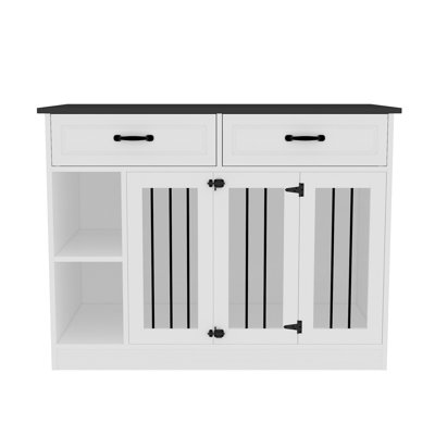 Evelinde 47 inch dog crate furniture