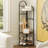 4-tier Coat Rack Corner Hall Tree With Shoe Storage Bench 6 Removable Hooks Bedroom-1533176133
