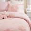 Édredon en chenille réversible à motif floral double / grand rose avec coussin décoratif à motif floral à l'envers, lavable à la machine, rembourrage 4 pièces, preuve