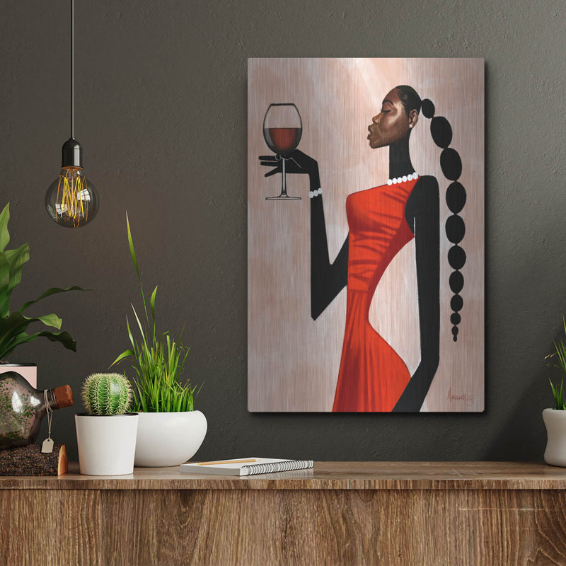  «Toast Woman» par Manasseh Johnson, art mural en métal, 12 po x 16 po