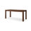 Nut-Brown Rectangular Solid Wood Dining Table