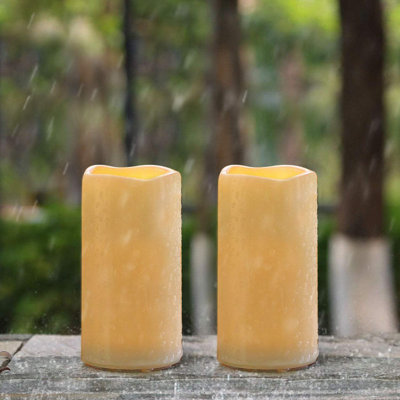 Unscented Flameless Pillar Candle