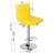 Ludmil Swivel Adjustable Height 32.5" Bar Stool-734500232-734500234