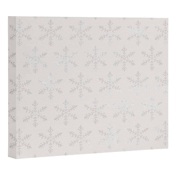 « flocon de neige 2v », impression, H 8 po x l 10 po, Toile tendue