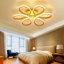 Innsbrook Modern Acrylic Light-adjusted Petal Ceiling Light 1-Light Semi Flush Mount Light-1120027992-1135634108