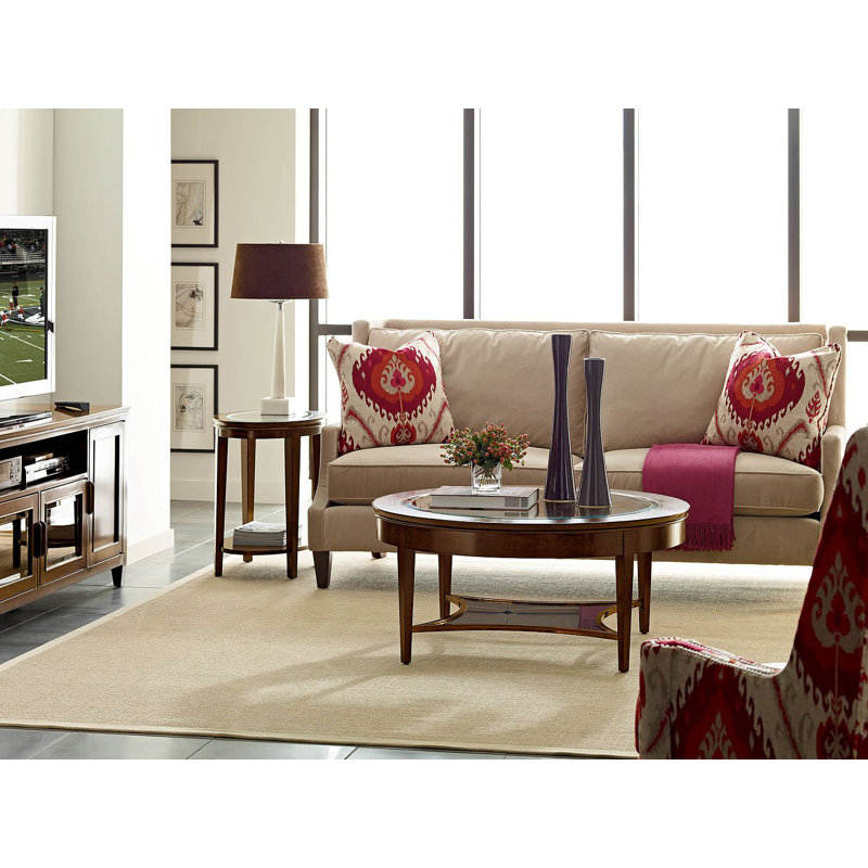 Eliah Glass Top Coffee Table