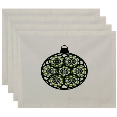 Polyester Geometric Rectangle Placemat