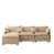 Chenille café clair