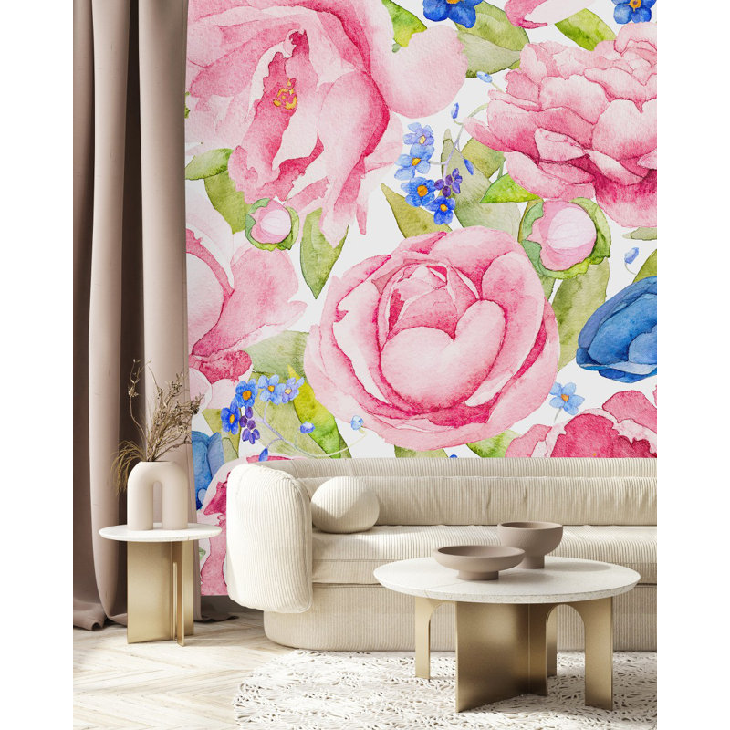Peel & Stick Wall Mural, 8.34' W x 8.34' L