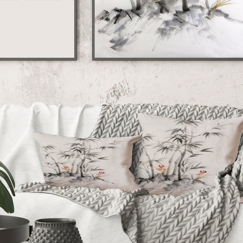 Floral Throw Pillow
