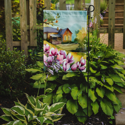Drapeau de jardin double en polyester H 15,5 po x l 11,25 po