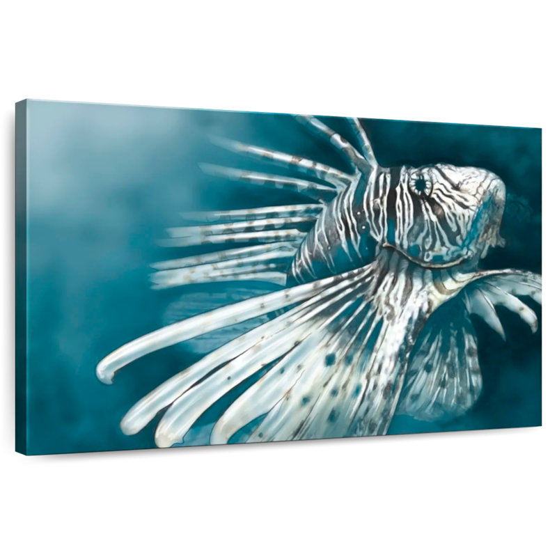 Lionfish Stripes, 32" H x 48" W