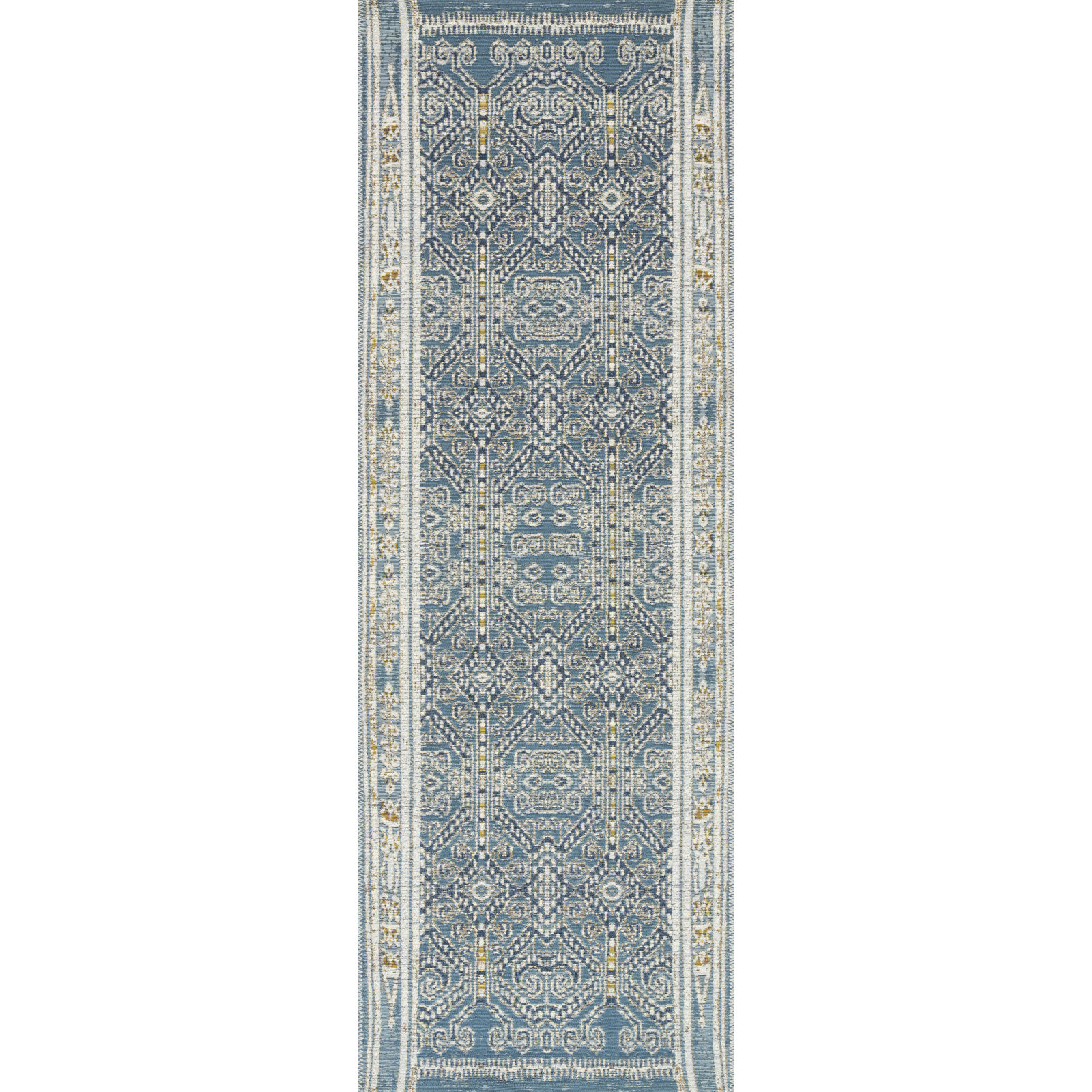 Davana Blue Indoor/Outdoor Rug, Runner 2'5" x 11'2"
