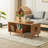 6 Legs Coffee Table With Cat Resting Place-1674037668