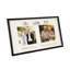 Black Metal Picture Frame with Mat