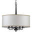Lustre tambour 4 lumières à abat-jour Rourke-1510655555