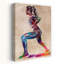 «Dynamic Fitness Lunge», art mural énergétique coloré abstrait-129152417