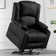 Power Lift Recliner For Elderly, Lift Chair With Heat And Massage,PU Recliner Sofa With 2 Side Pockets,Cup Holders And Infinite Position For Living Room