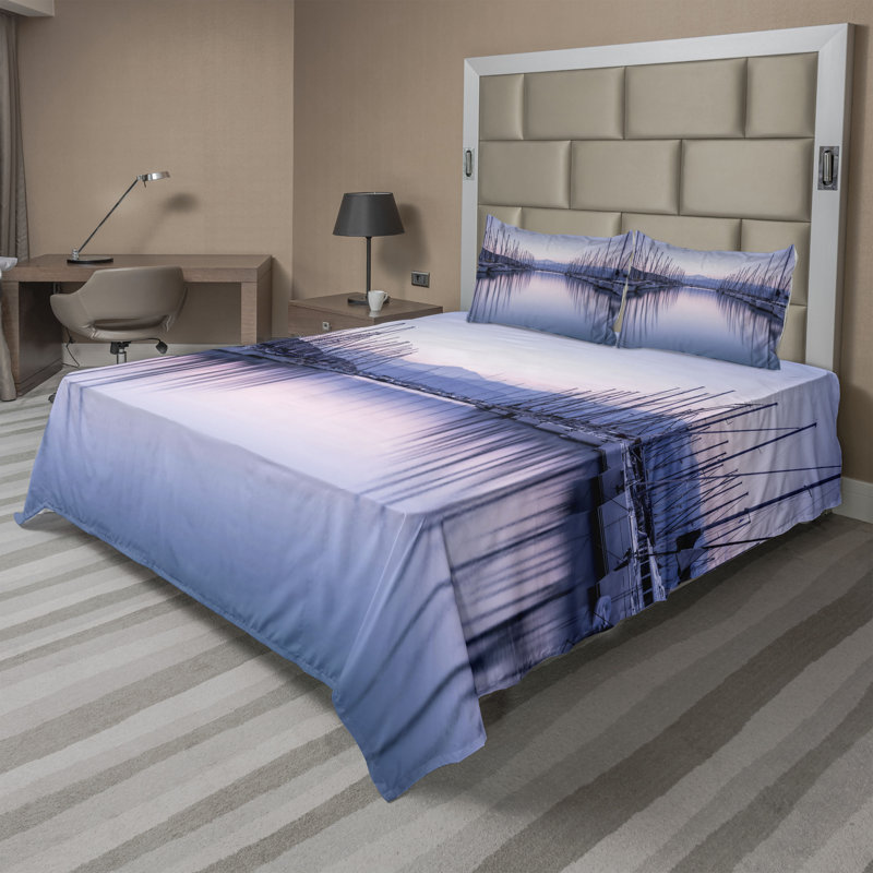 Microfiber Sheet Set, Full Sheet Set with Fitted Sheet and 2 Pillowcases