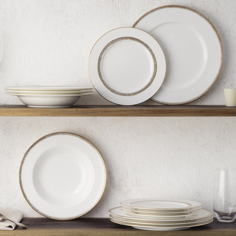 Service de table 12 pièces, service pour 4 Noritake Haku