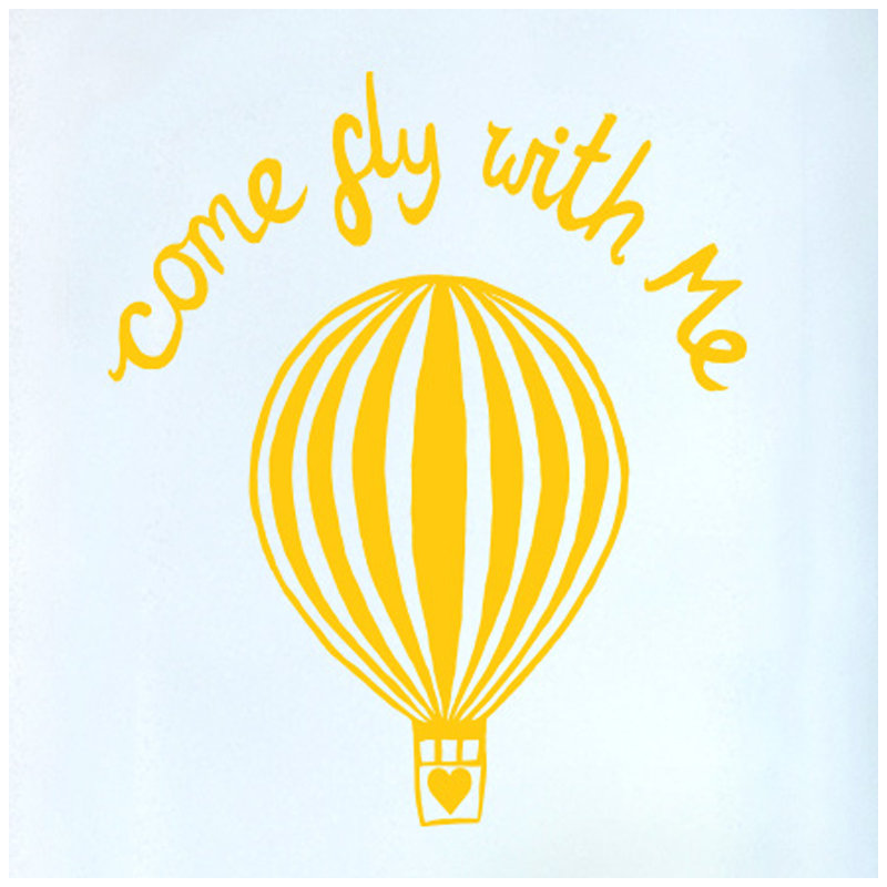 Wall Decal, Dark Yellow