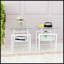 Ensemble de 2 tables basses modernes en verre trempé-1508812057-1508812062