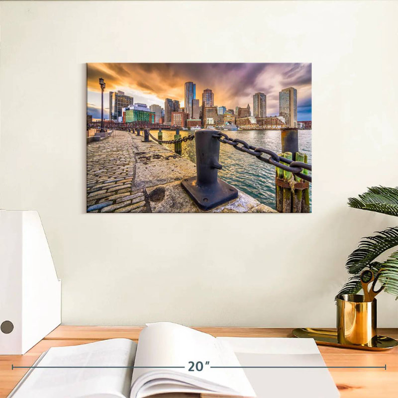 Hannes, Boston, Massachusetts Harbor, H 8 po x l 12 po
