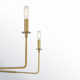 Alysa 6 Light Metal Dimmable Chandelier