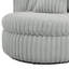 Fauteuil demi-tonneau surdimensionné Mindy