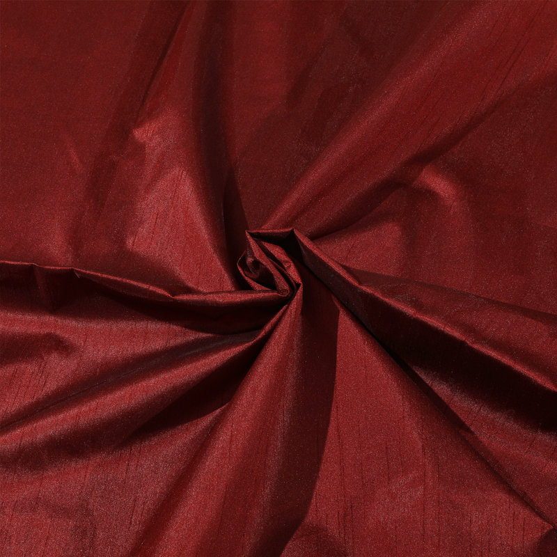 Paire de rideaux occultant et isolants avec œillets Jaycen, Rouge