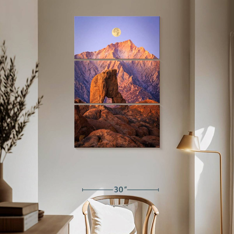 Arche de granit Oberle au clair de lune, H 65 po x l 42 po