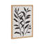 Art mural floral noir et blanc-366318415-366318414